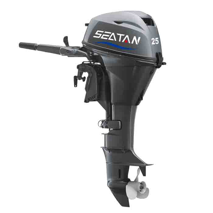 25HP  BMS Tiller - Manual Start - Short Shaft Seatan 4 Stroke Outboard Motor